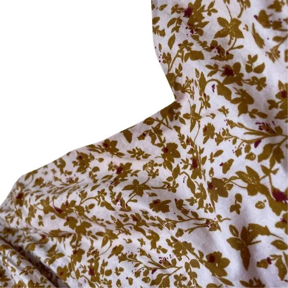 For Good Floral Flutter Sleeve Mini Dress With V-Neckline & Lace-Up Back - Picture 14 of 16